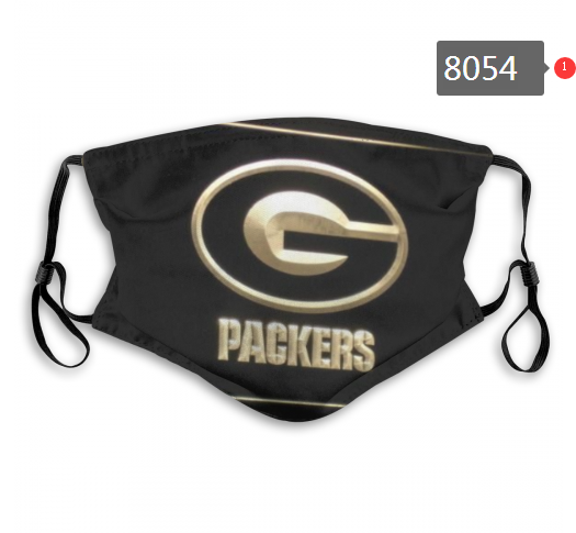 NFL 2020 Green Bay Packers #4 Dust mask with filter->nfl dust mask->Sports Accessory